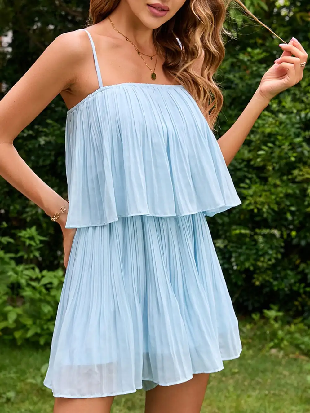 GYPSY-Layered Mini Cami Dress