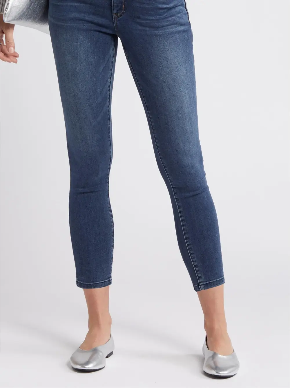 High Waist Skinny Ankle Jeans