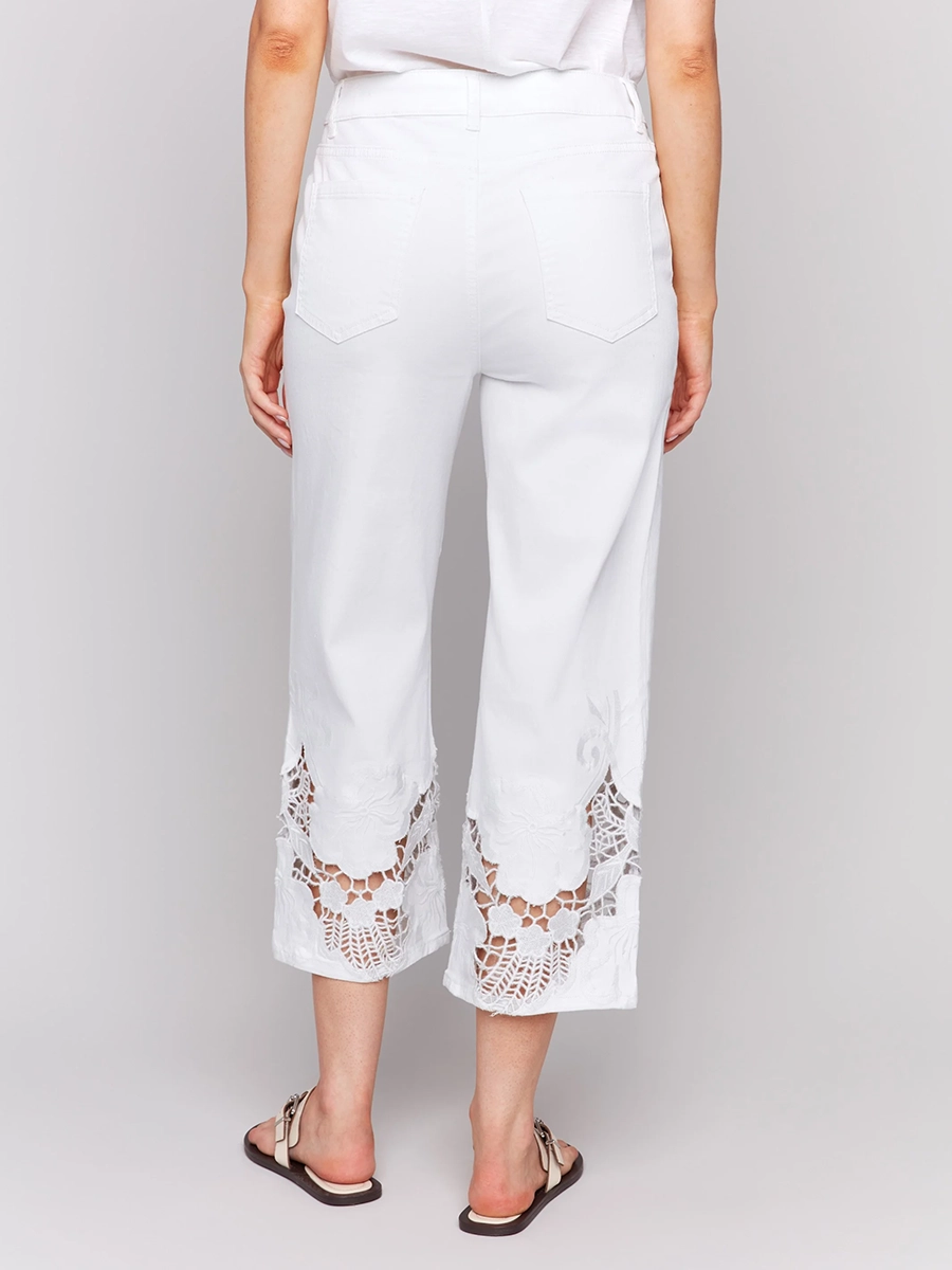 Designer Art Hollow Cotton Jeans