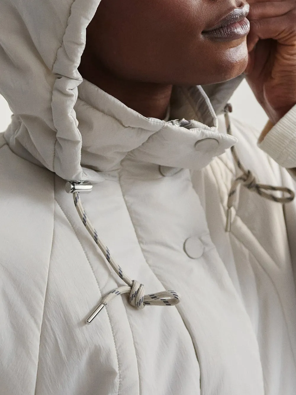 Stretch Long Puffer Coats