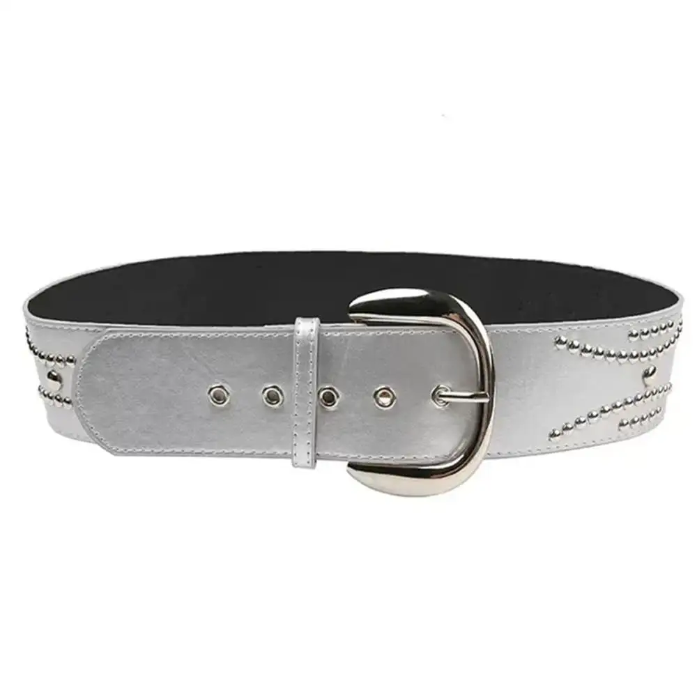 Rock Scene Metal Rivet Belt