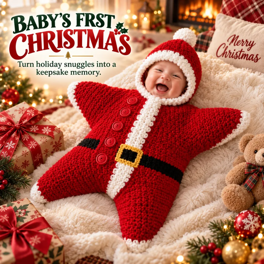 Baby's First Christmas Keepsake Star Outfit