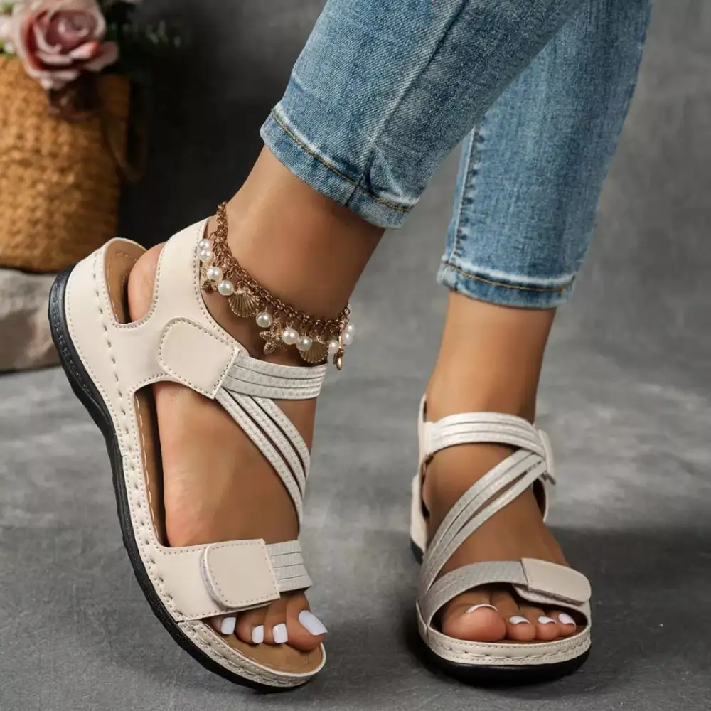 Everyday Wedge Open Sandals
