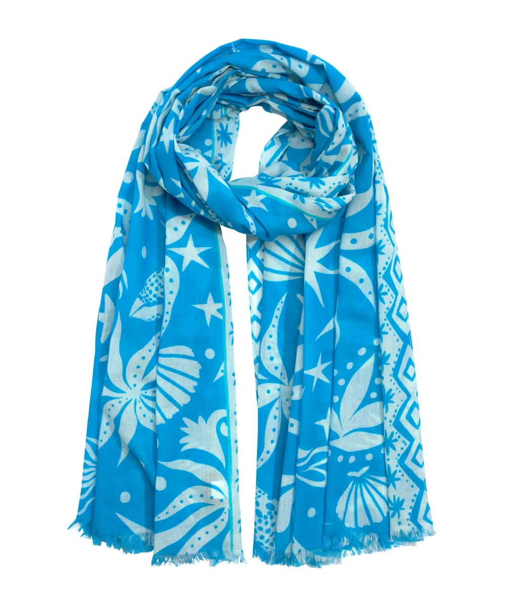 Hawaiian Ocean Casual Style Sarong Wrap