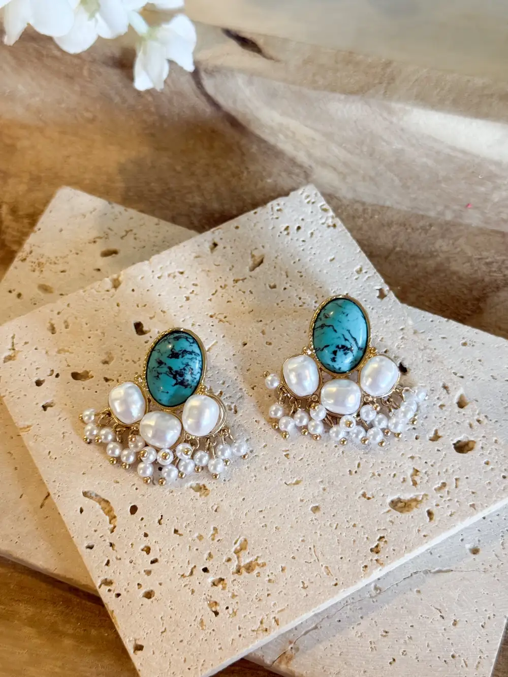 Pearl Statement Earrings