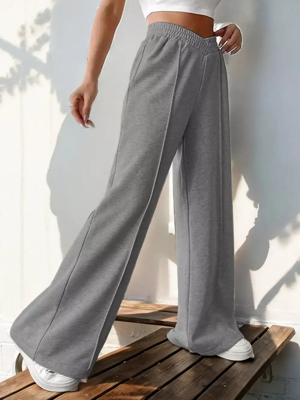 Everyday Wide Leg High Waist Pants
