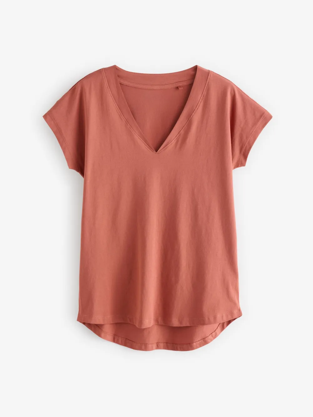 V-Neck Tops Pack Of 5 Cotton T-Shirts