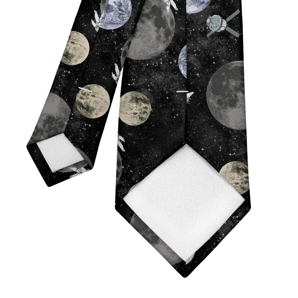 Refined Space Theme Necktie