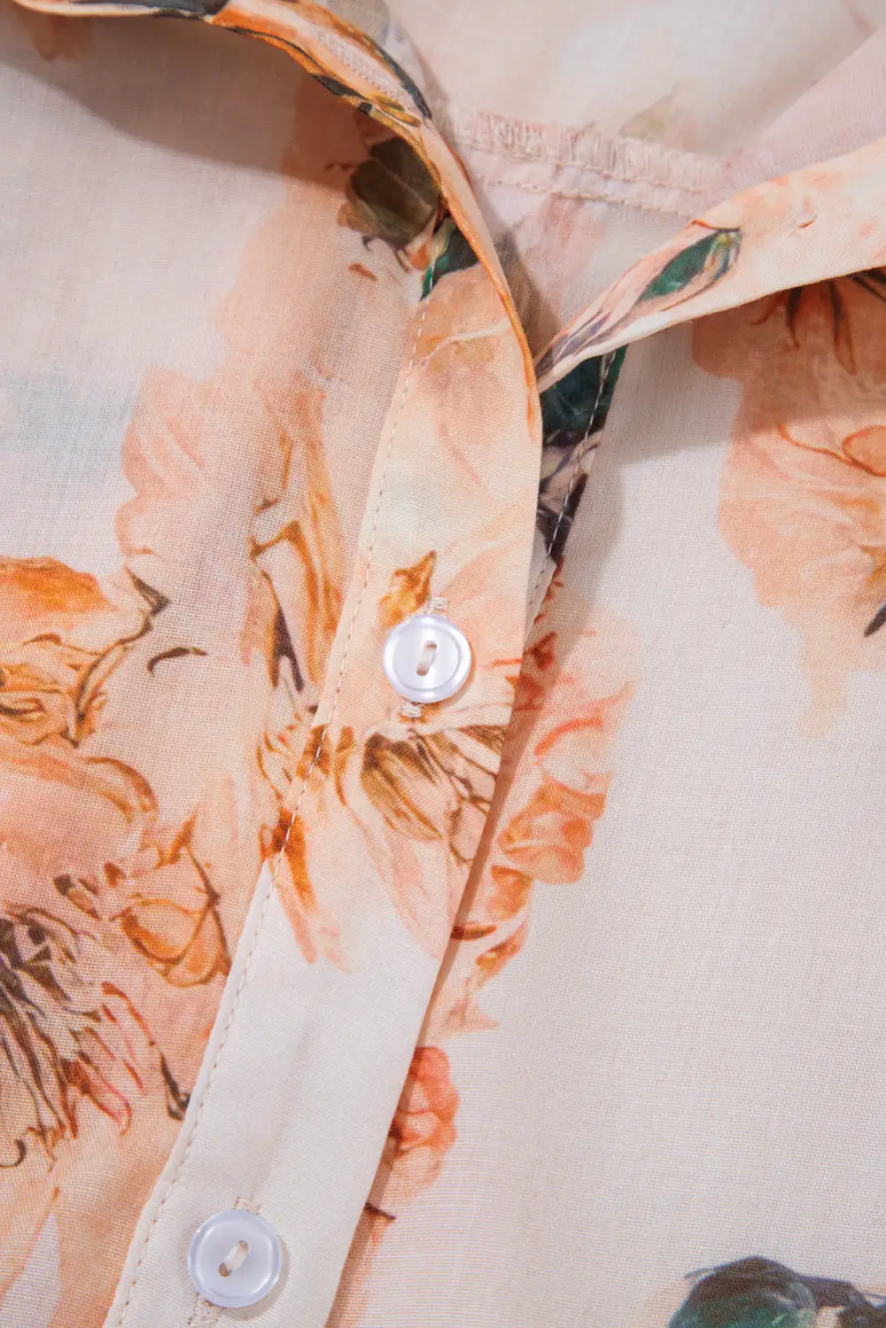 Everyday Floral Puff Sleeve Shirt Blouse