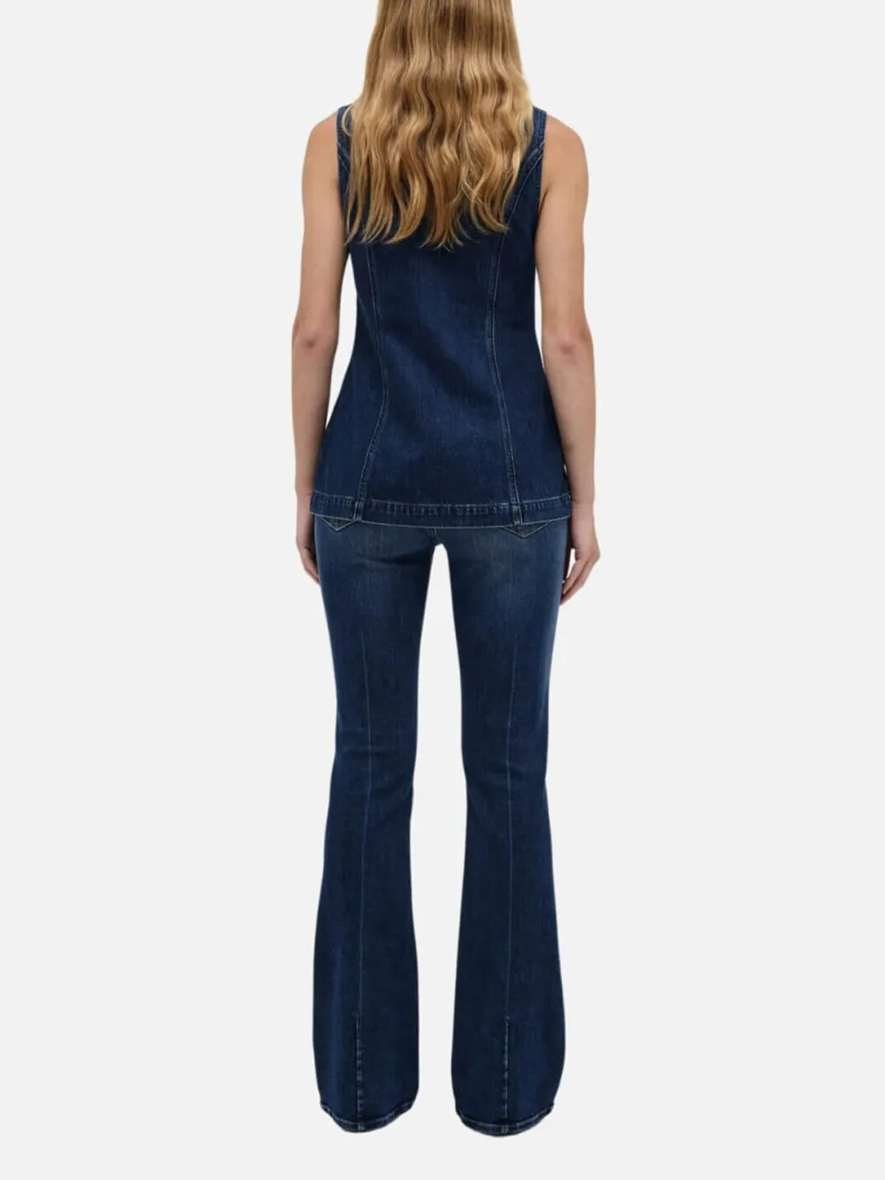 Plain Bootcut Jeans with Pockets