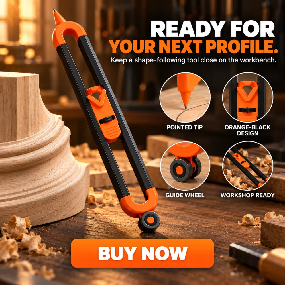 Irregular Shape Contour Gauge Ellipse Profile Gauge Contour Woodworking Measurement Multi-Function Profile Ruler Shape Duplicator