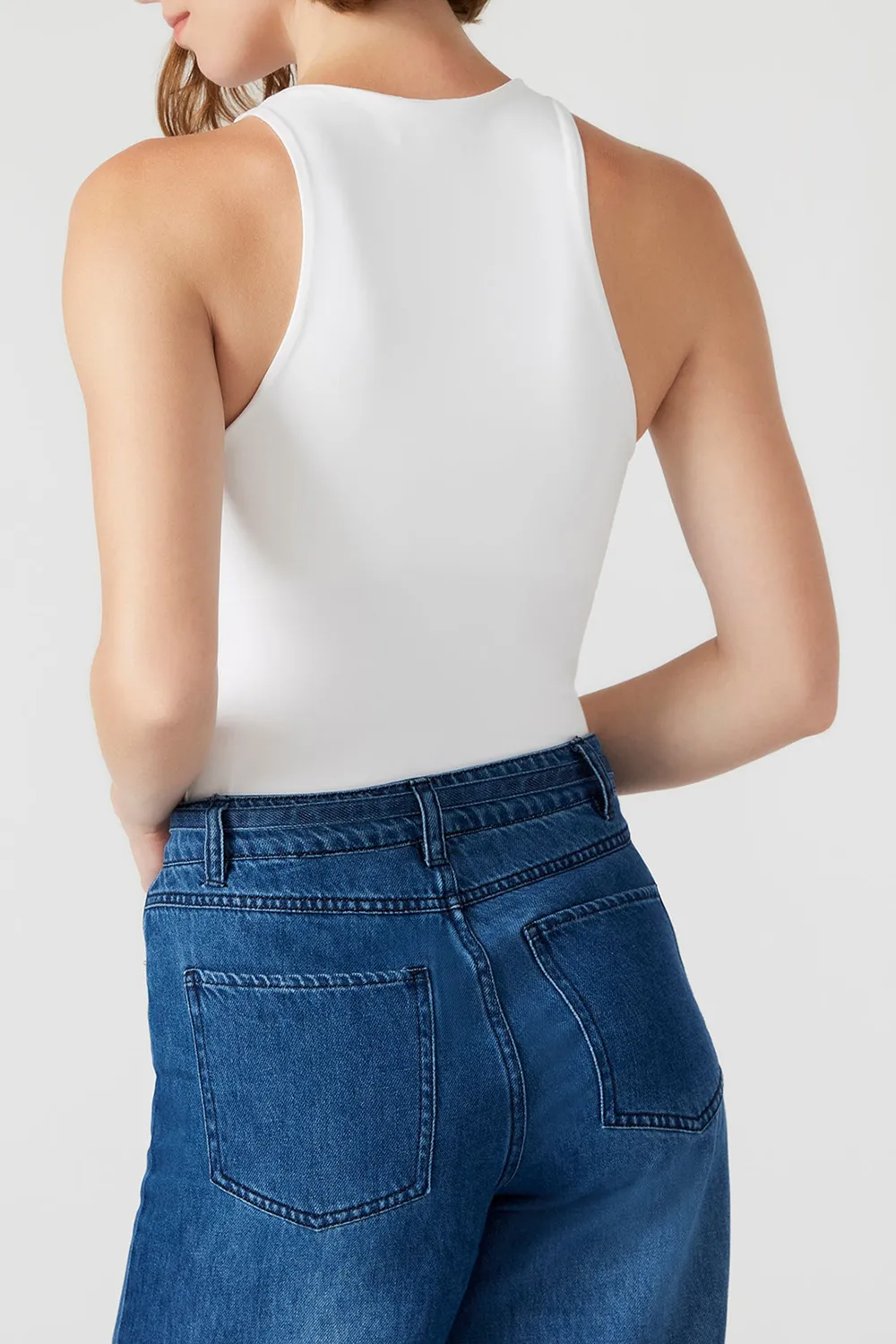 TANK BODYSUIT WHITE