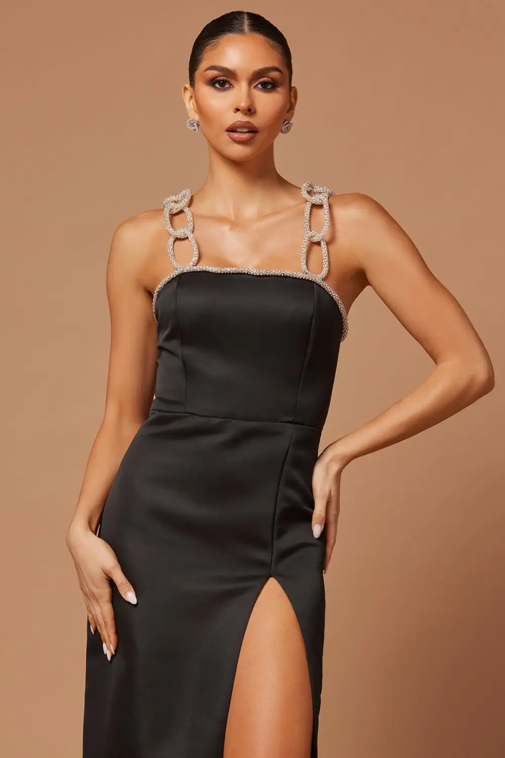 Sienna Midi Dress - Black