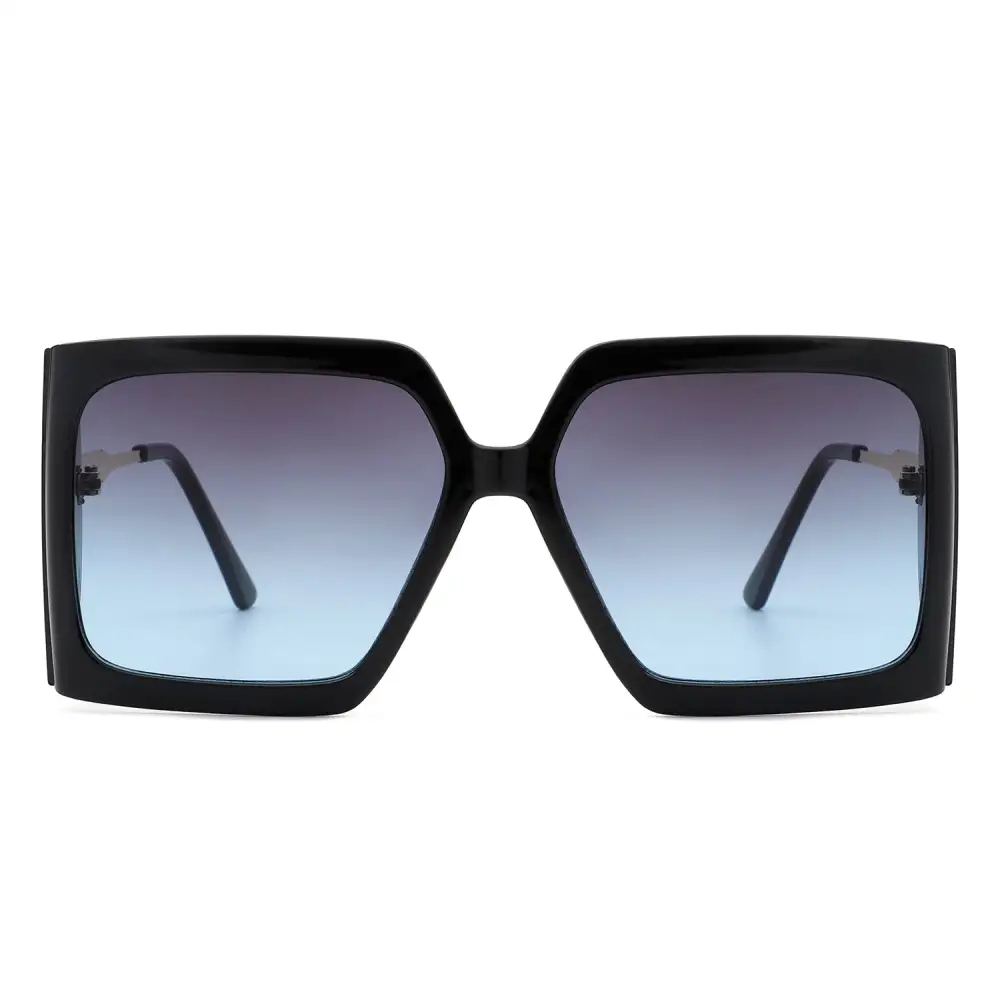 Knotted Square Frame Sunglasses