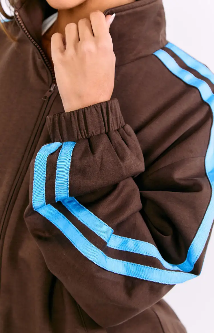Oversized Long Sleeve Stripe Jacket