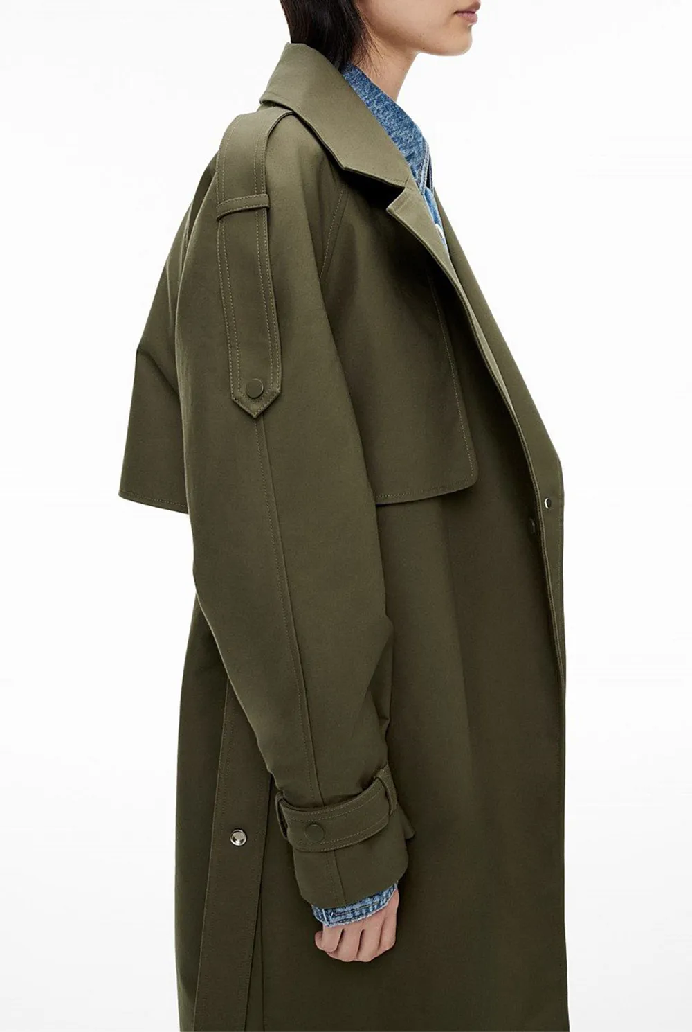 Simple Front-Buttoned Windbreaker