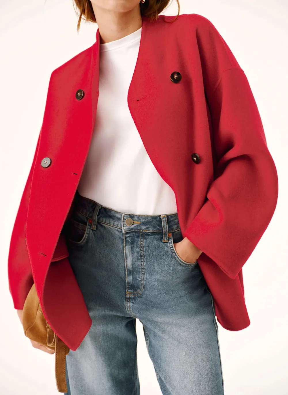 Casual Style Finished Scarf Coat