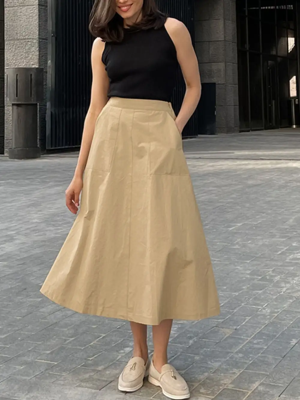 Pocket Line Skirt
