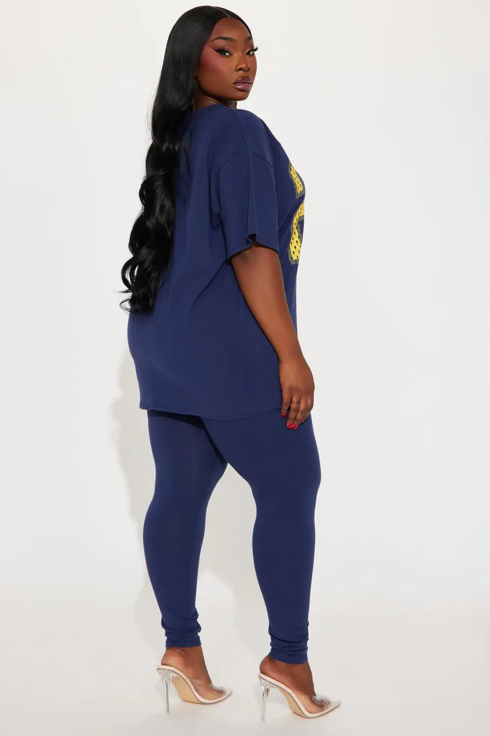 Game Day Ready Legging Set - Navy