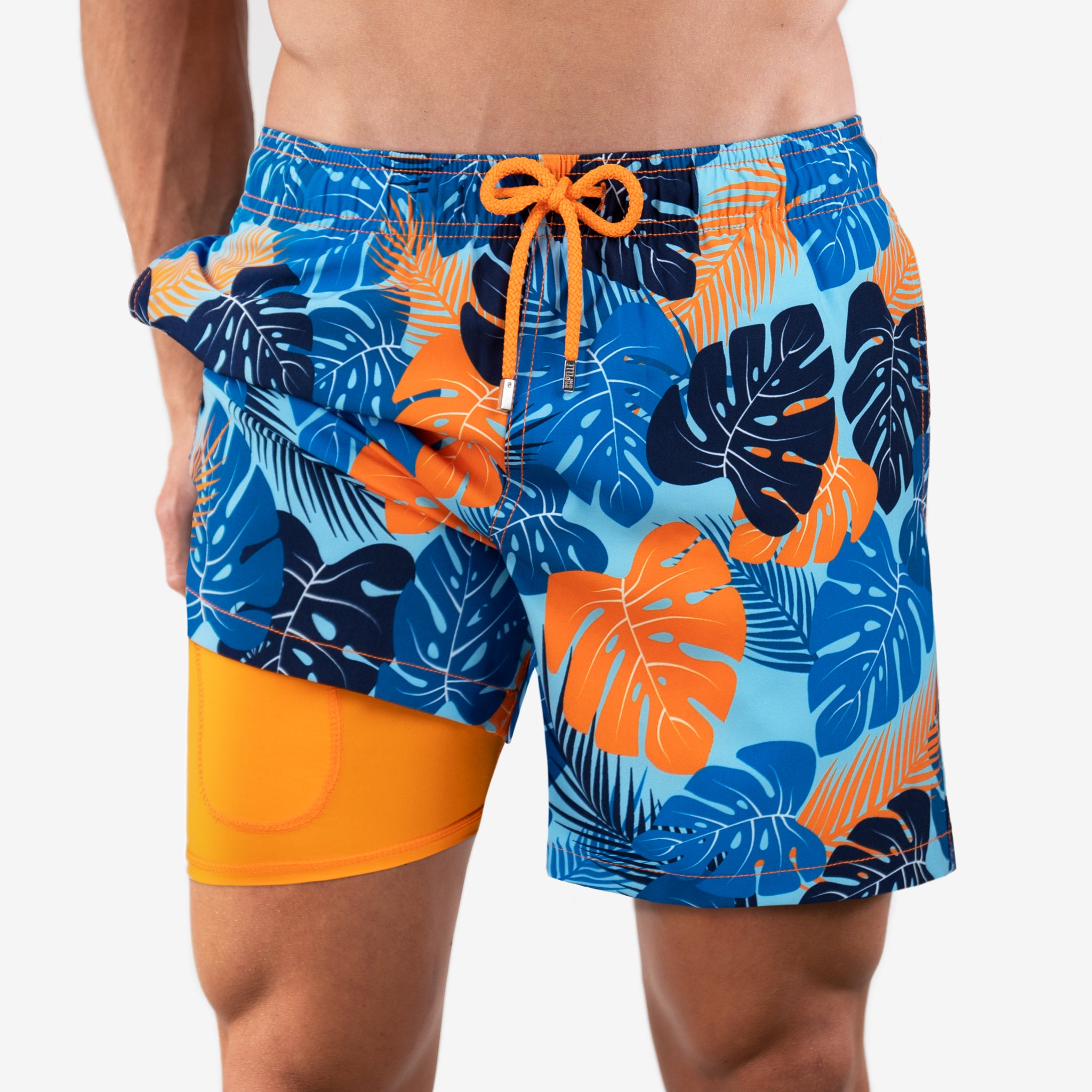 Blue Jungle - Mid-Length Hybrid Short