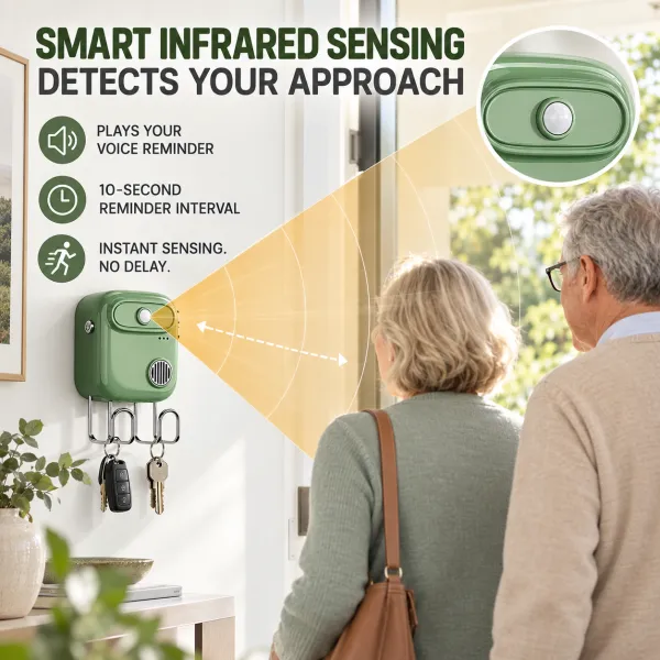 Smart Voice Recording Wall-Mounted Key Holder