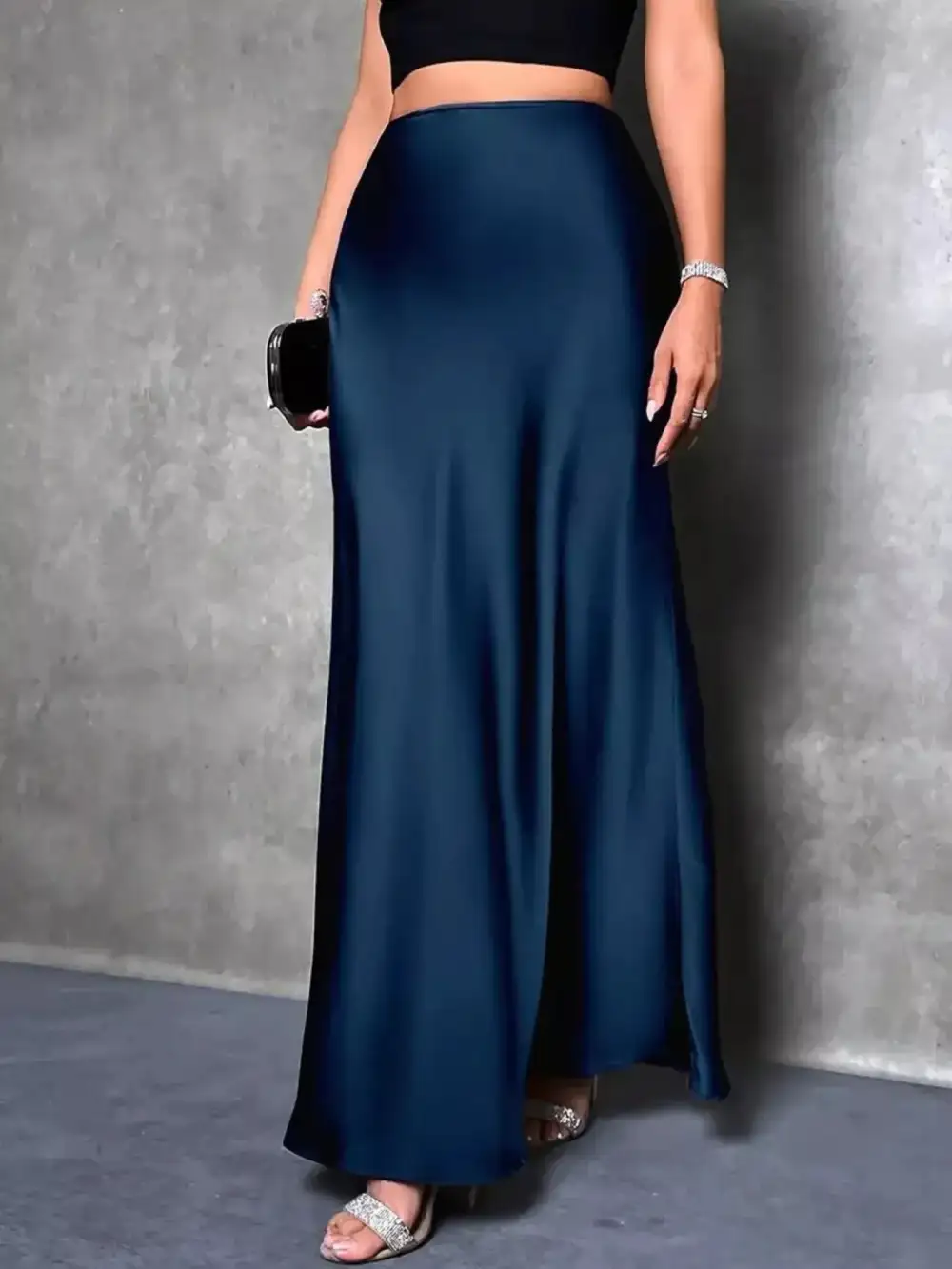 Satin Maxi Bally Love Skirt