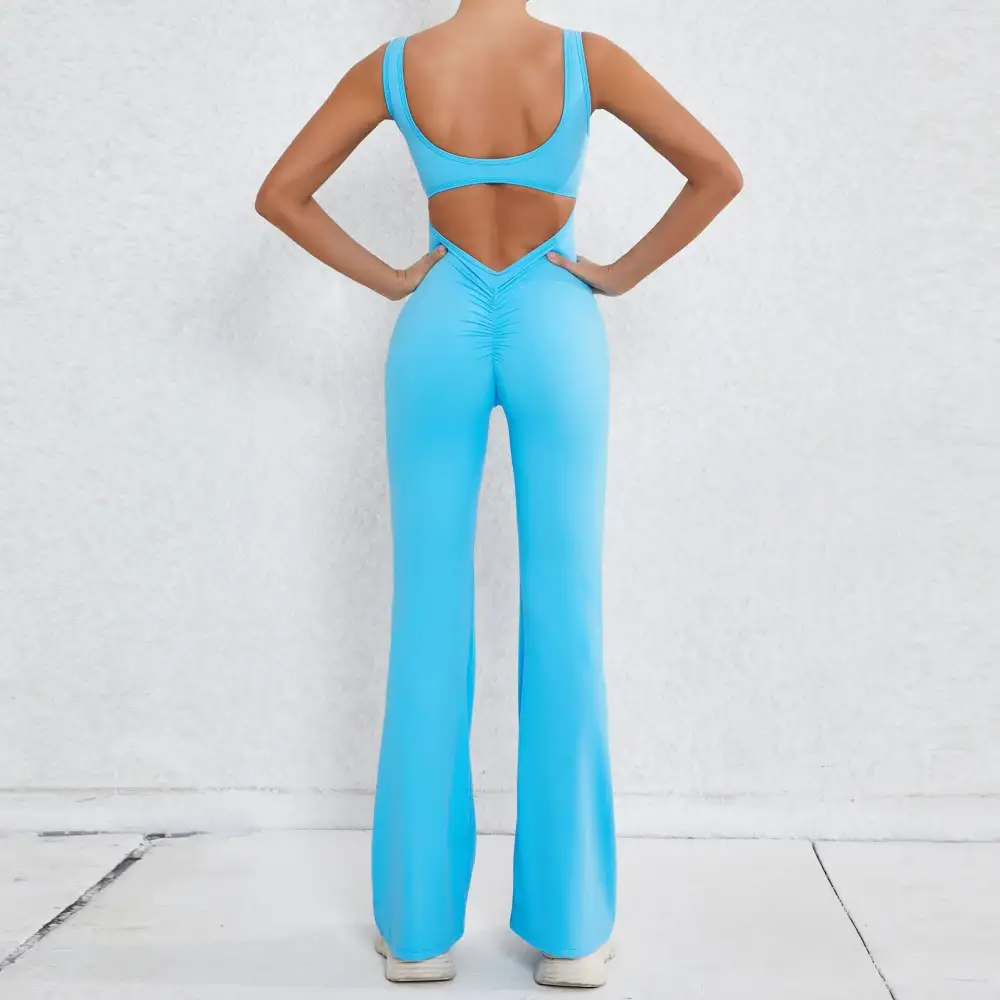 Flared Studio Yoga Jumpsuit