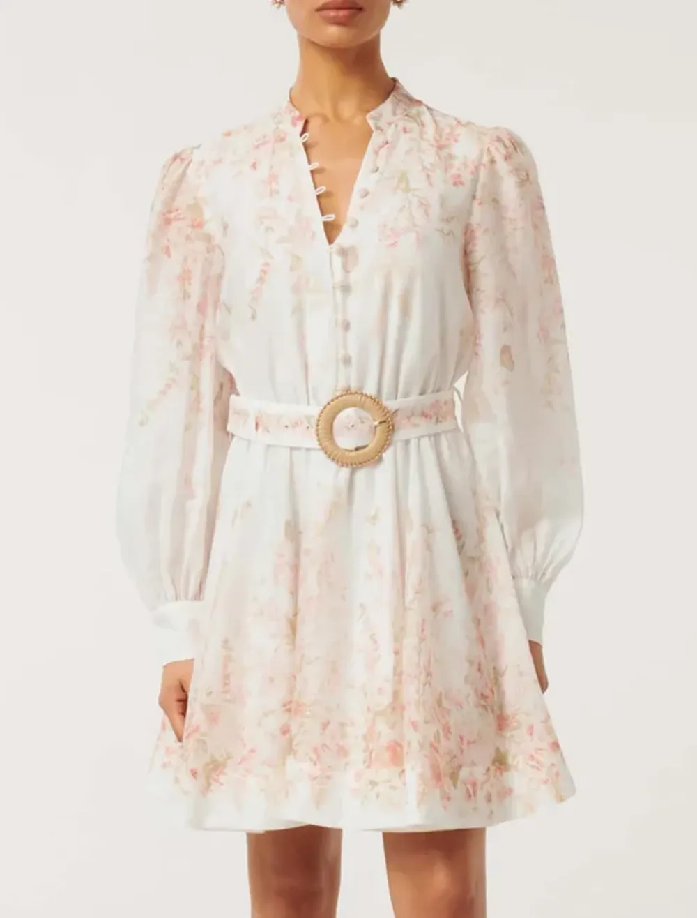 Petite Printed Mini Dress