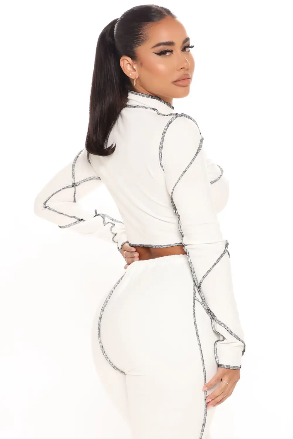 Mutual Feelings Jogger Set - White