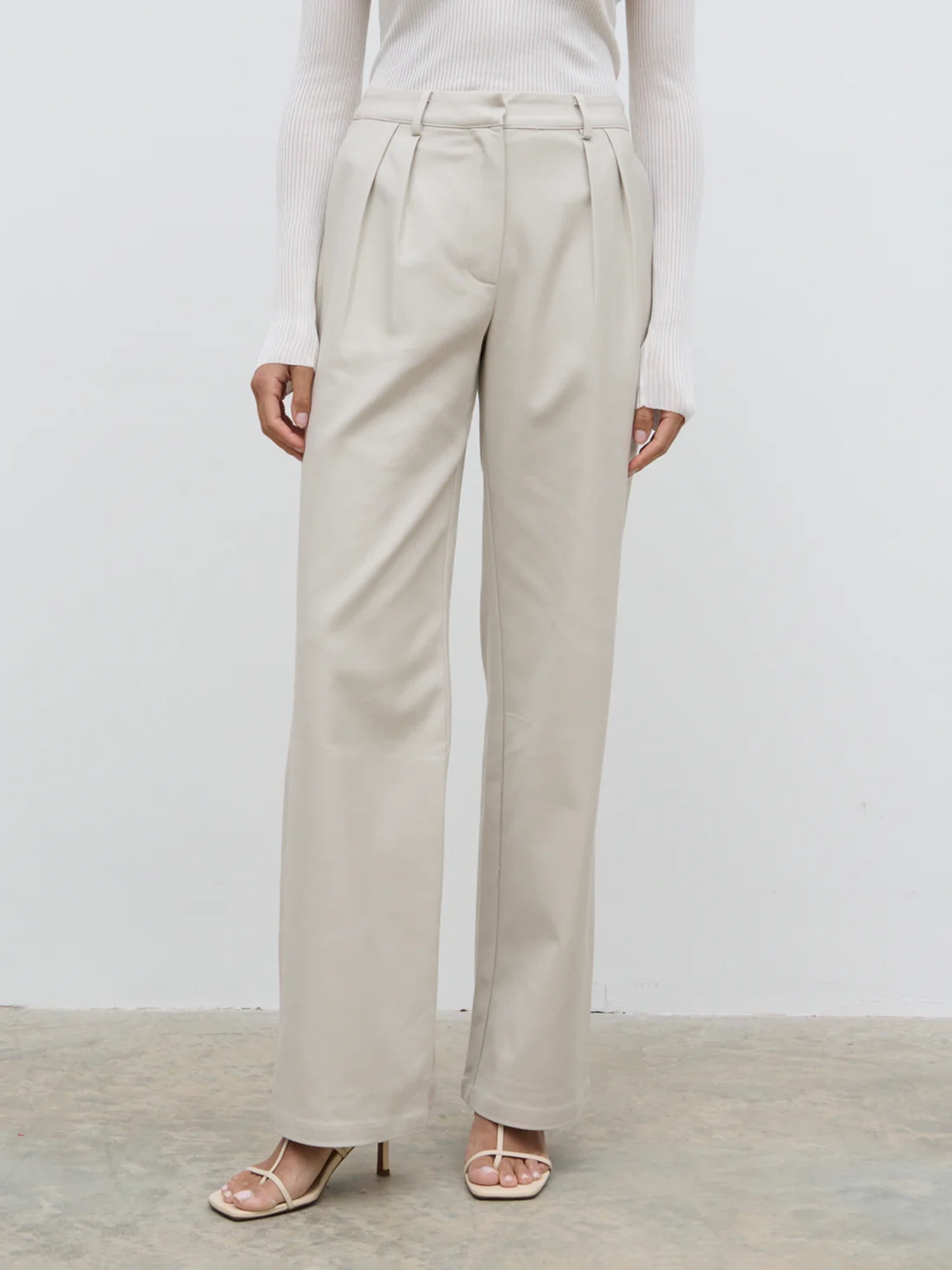 Front Pleat Trousers