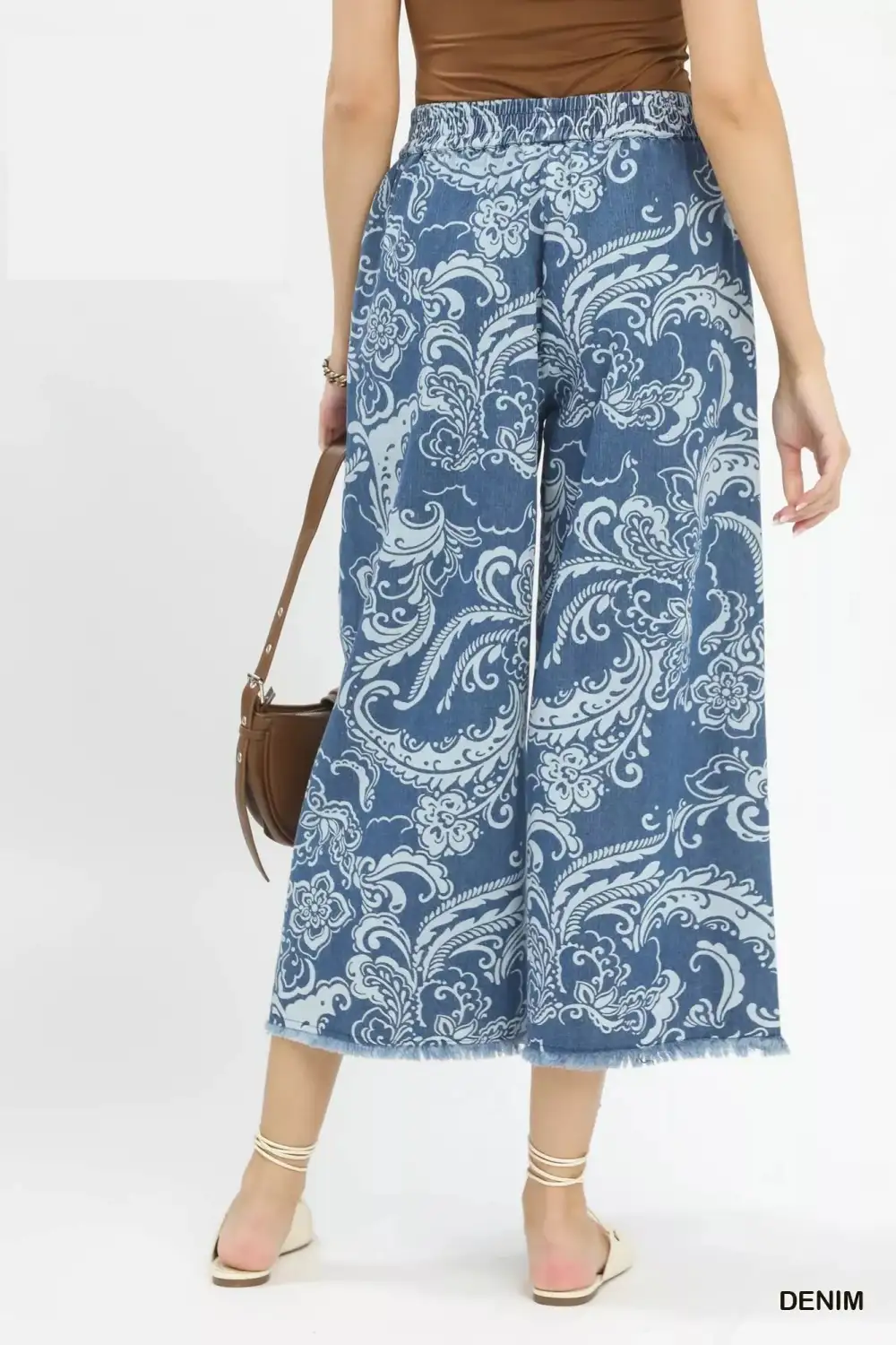 Everyday Wash Wide Leg Crop Pants