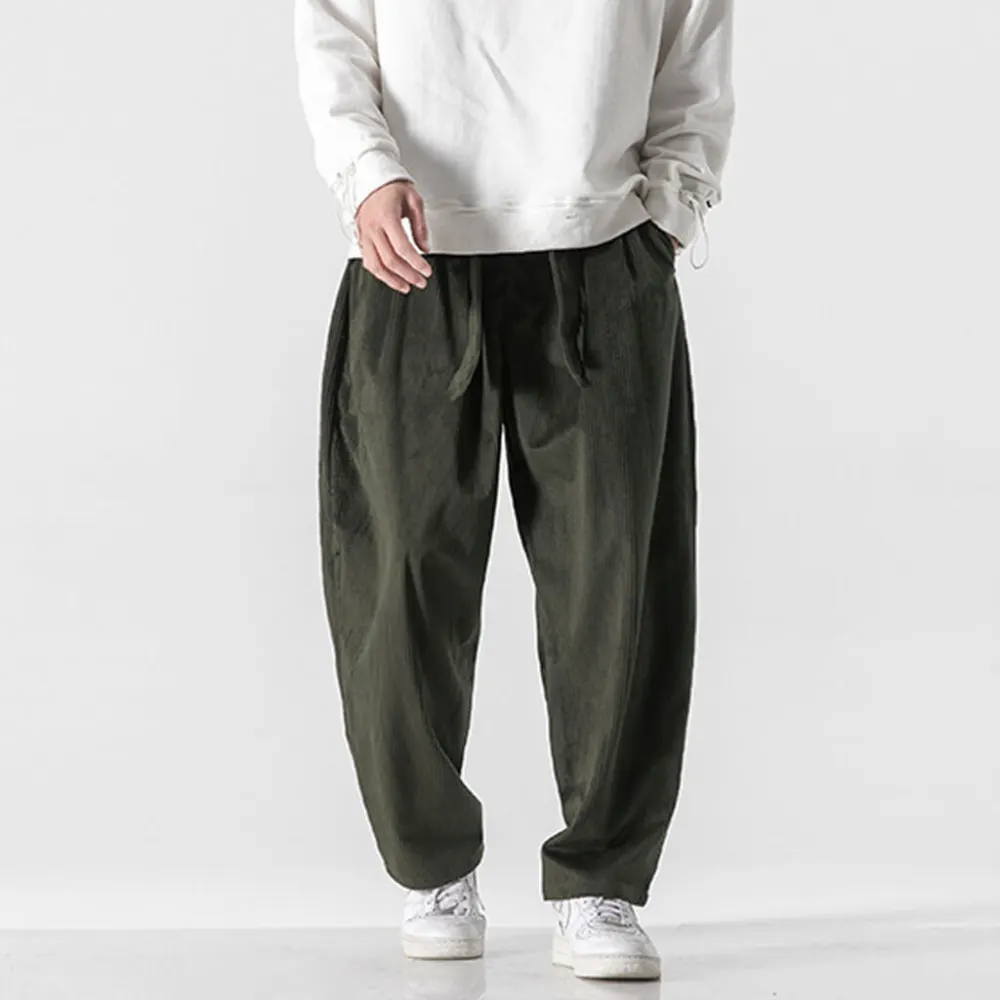 Minimal Relaxed Harem Pants