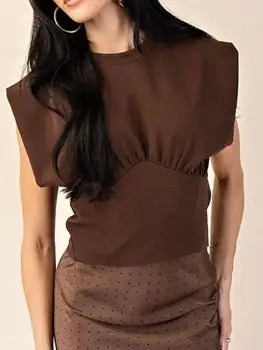 Round Neck Corset Top