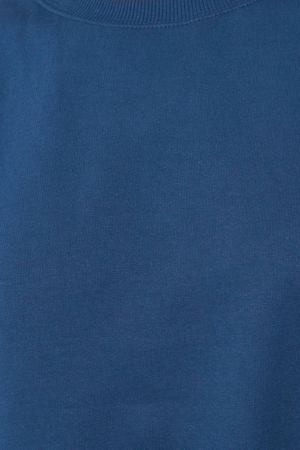 Round Neck Shoulder Sweatshirt