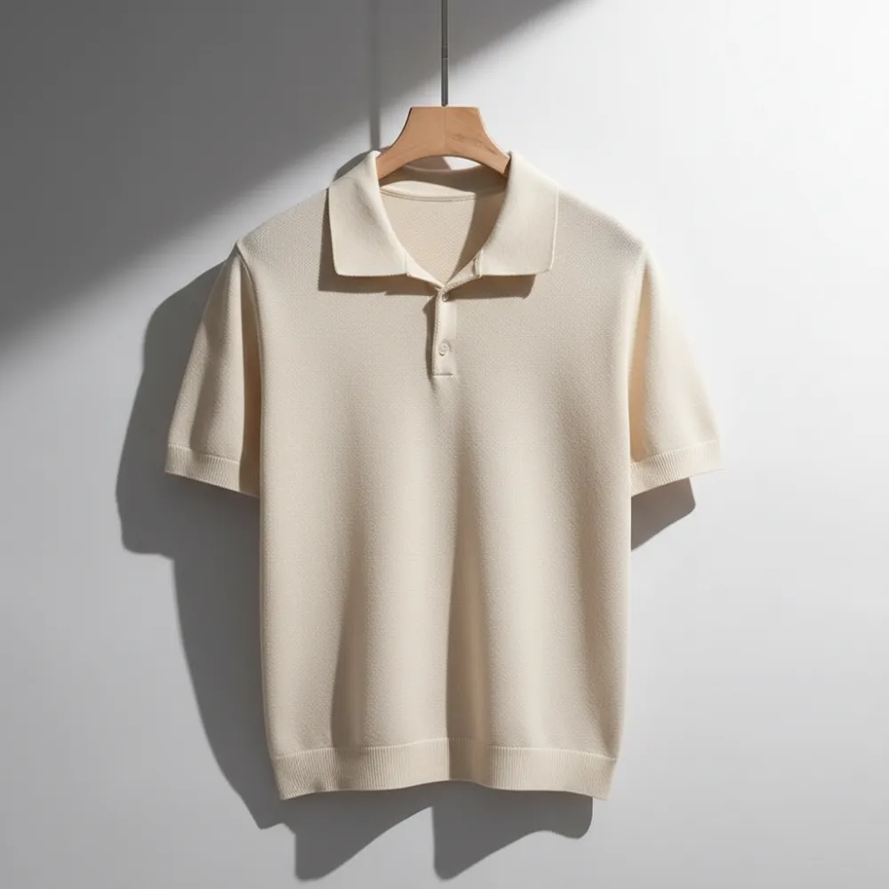 Fine Gauge Knit Polo