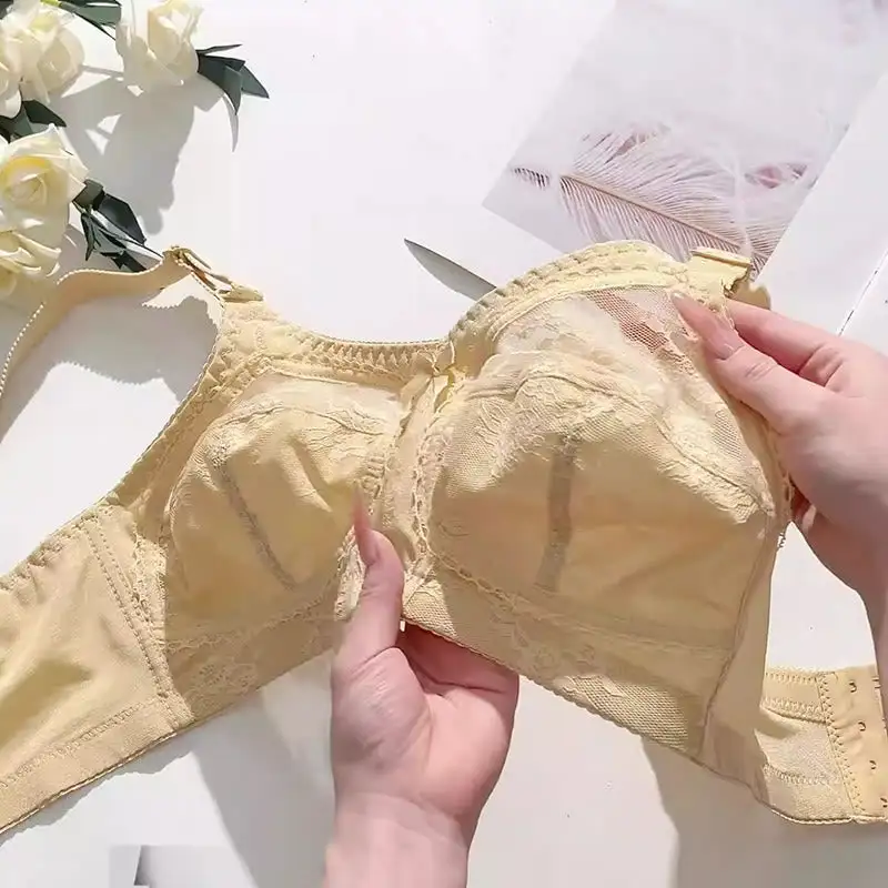 Lace Bow Full Coverage Bra