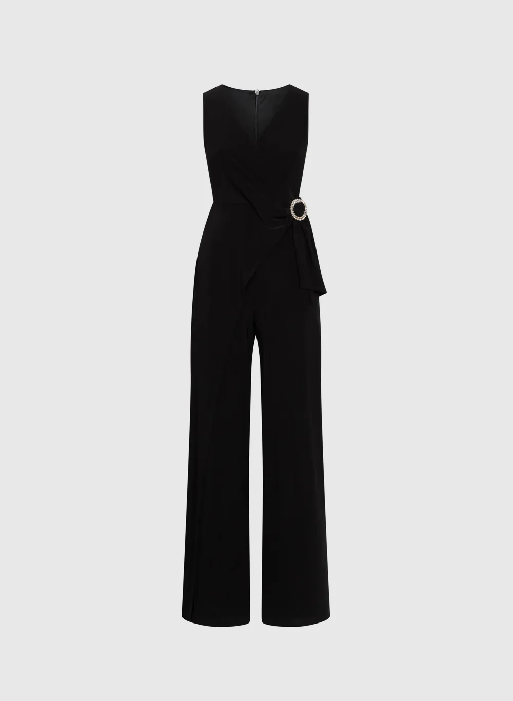 Black Wide-Leg Jumpsuit