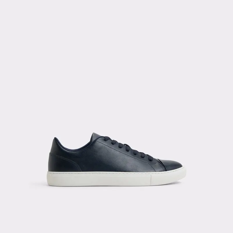 Synthetic Leather Lace Up Sneakers