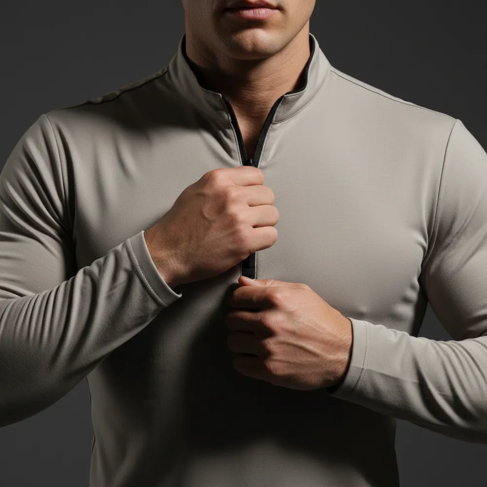 Half Zip Knit Pullover
