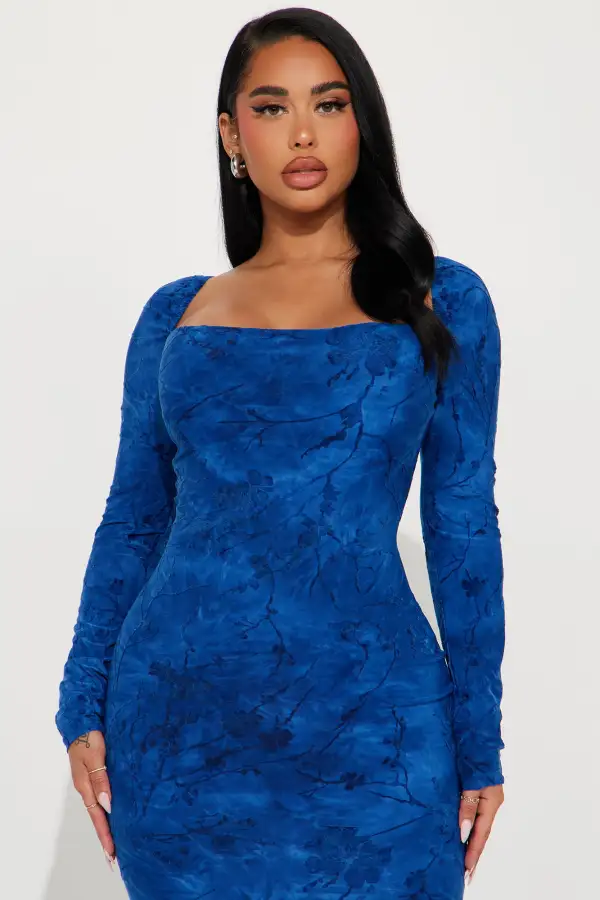 Leah Maxi Dress - Blue