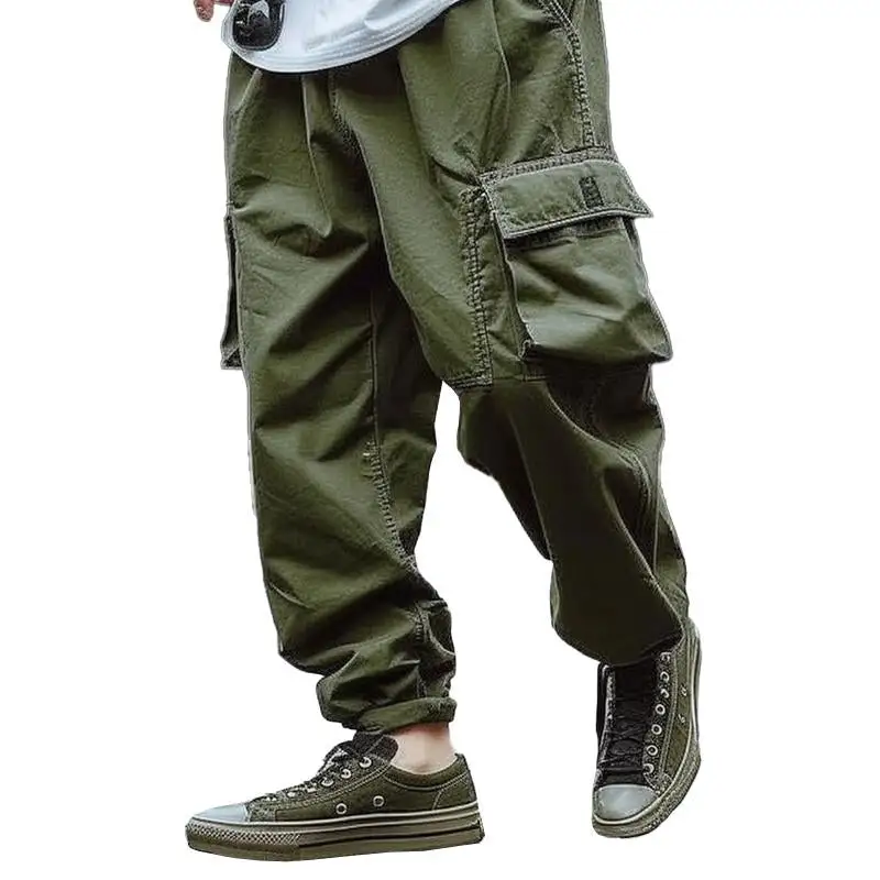 Cotton Casual Relaxed Pants