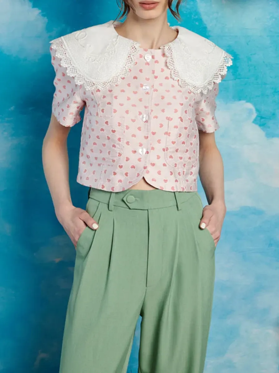 Jacquard Bow Top