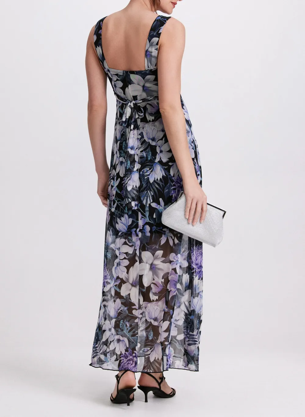 Chiffon Floral Print Dress