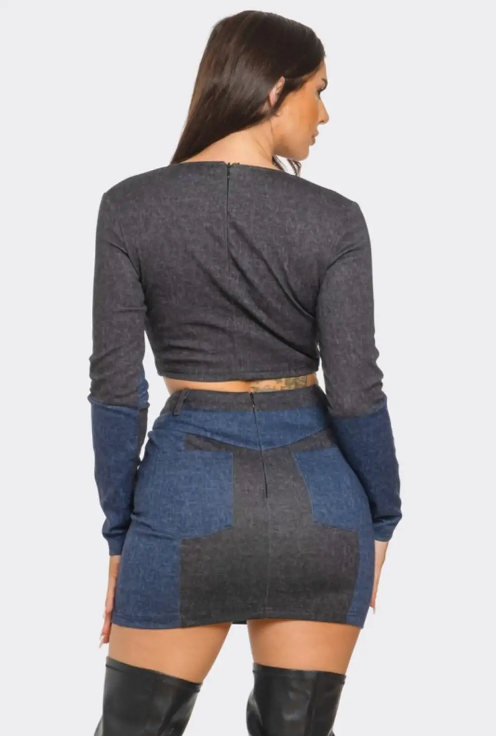 Everyday Patch Tie Women's Skirt Set