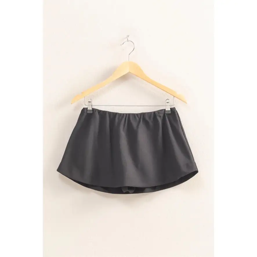 Mini Roomy Linen Blend Casual Shorts