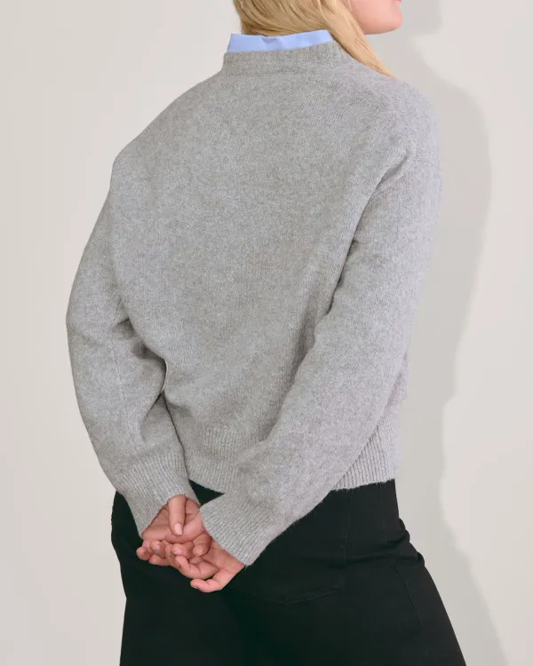 Sweater In Plush Cotton