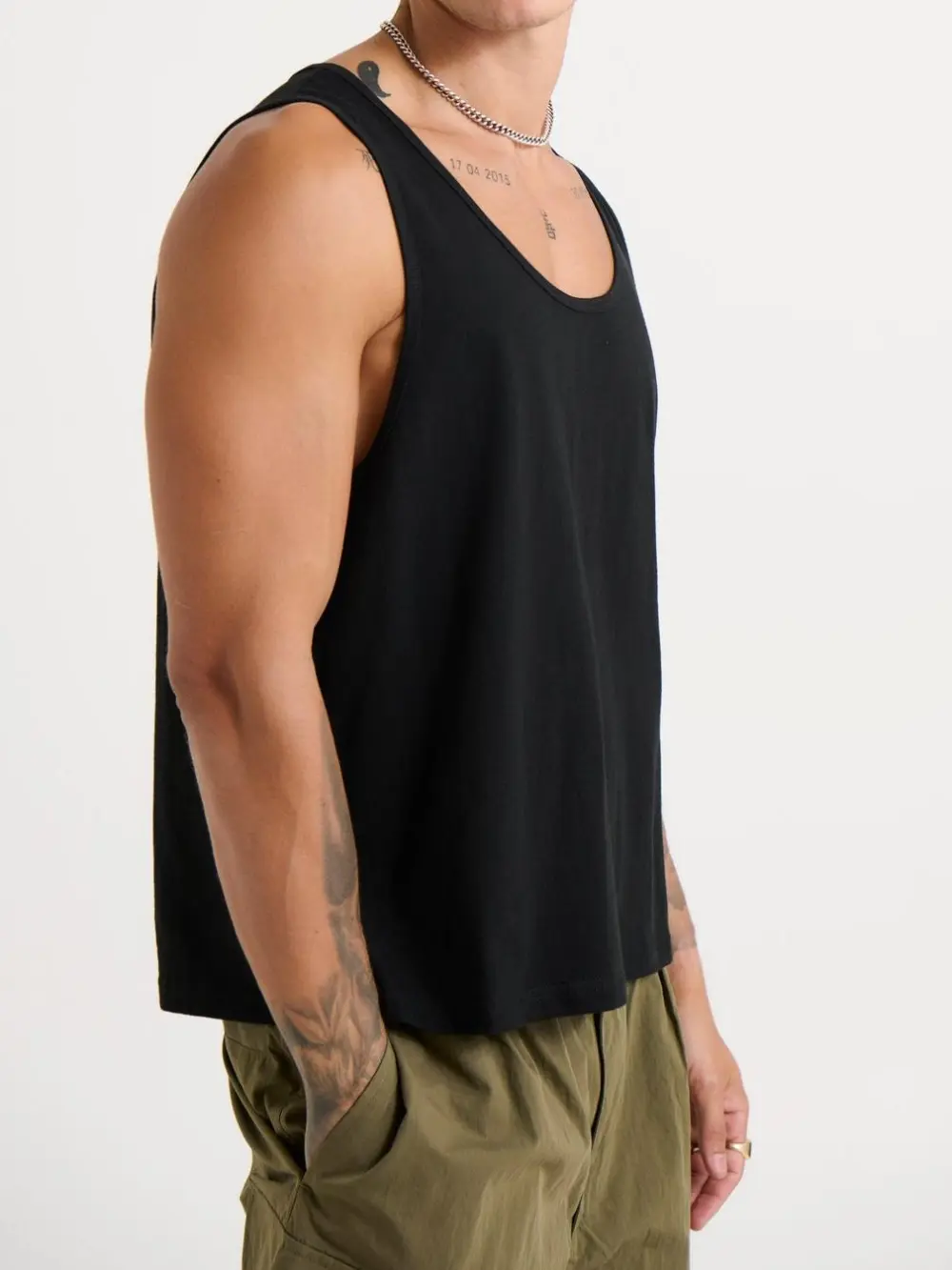 Simple And Soft Versatile Black Tank Tops