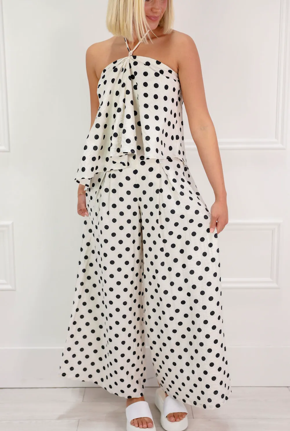 Signature Dot Pants Set
