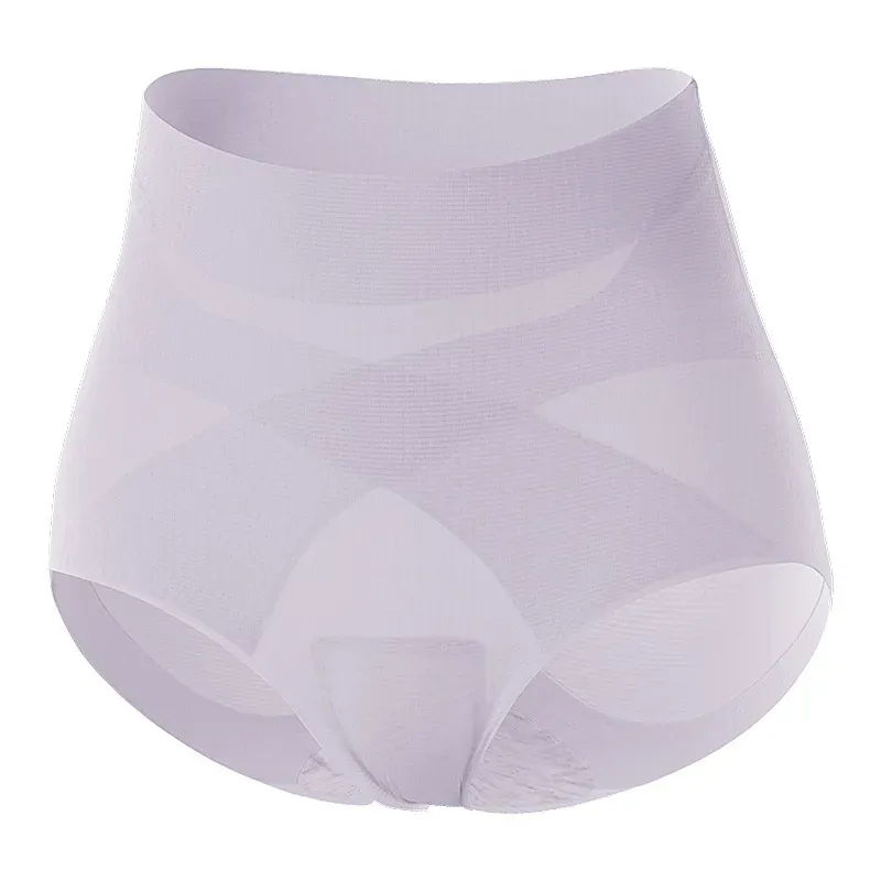 High-Waist Tummy Control Shapewear Butt Lifter Panties Cross-Band Waist Trainer Briefs