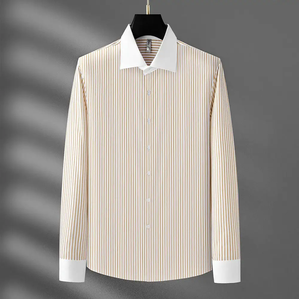 Pinstripe Dress Button Shirt